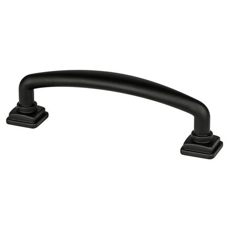 Berenson Berenson 1281-1055-P 96 mm CC Tailored Traditional Pull with Matte Black 1281-1055-P